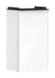Hansgrohe-HG-Xelu-Q-Waschtischunterschrank-Weiss-Hochglanz-340-245-fuer-Handwaschbecken-Tueranschlag-rechts-Mattschwarz-54015670 gallery number 1